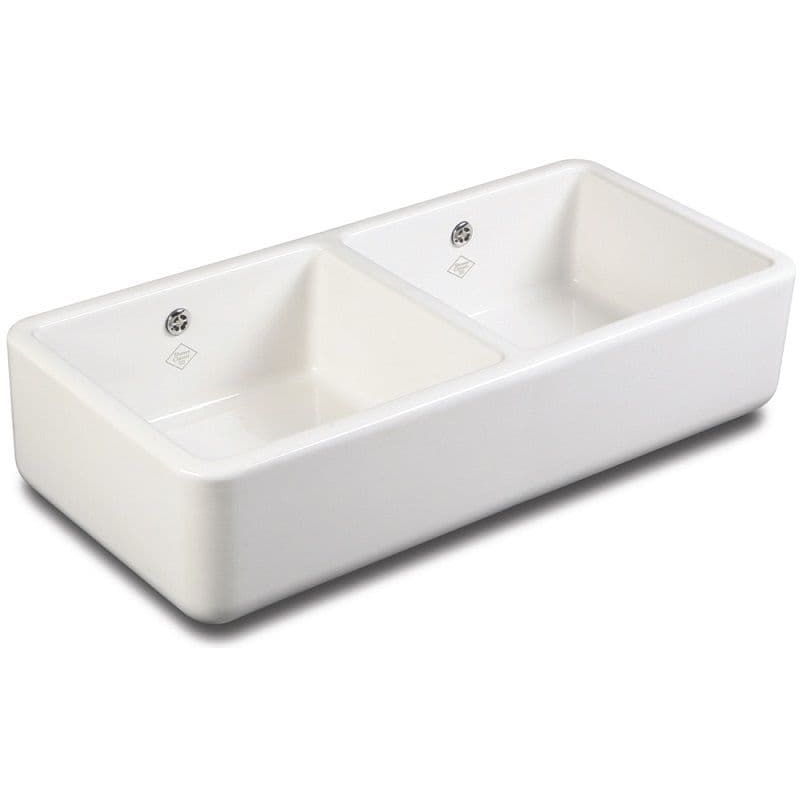 Shaws of Darwen Classic Double Bowl 1000mm Ceramic Sink Shaws of Darwen Classic Double Bowl 1000mm Ceramic Sink