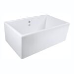 Shaws of Darwen Classic Shaker 800mm Single Bowl Ceramic Sink White