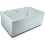 Shaws of Darwen Classic Shaker 800mm Single Bowl Ceramic Sink White