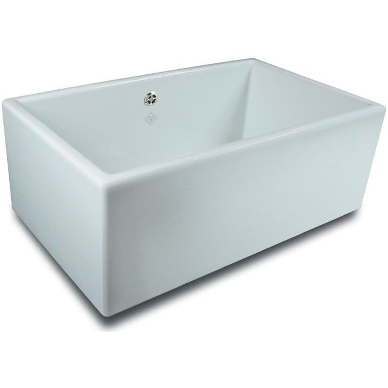 Shaws of Darwen Classic Shaker 800mm Single Bowl Ceramic Sink White Shaws of Darwen Classic Shaker 800mm Single Bowl Ceramic Sink White