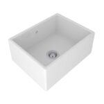 Shaws of Darwen Shaker Single 600mm Ceramic Sink White