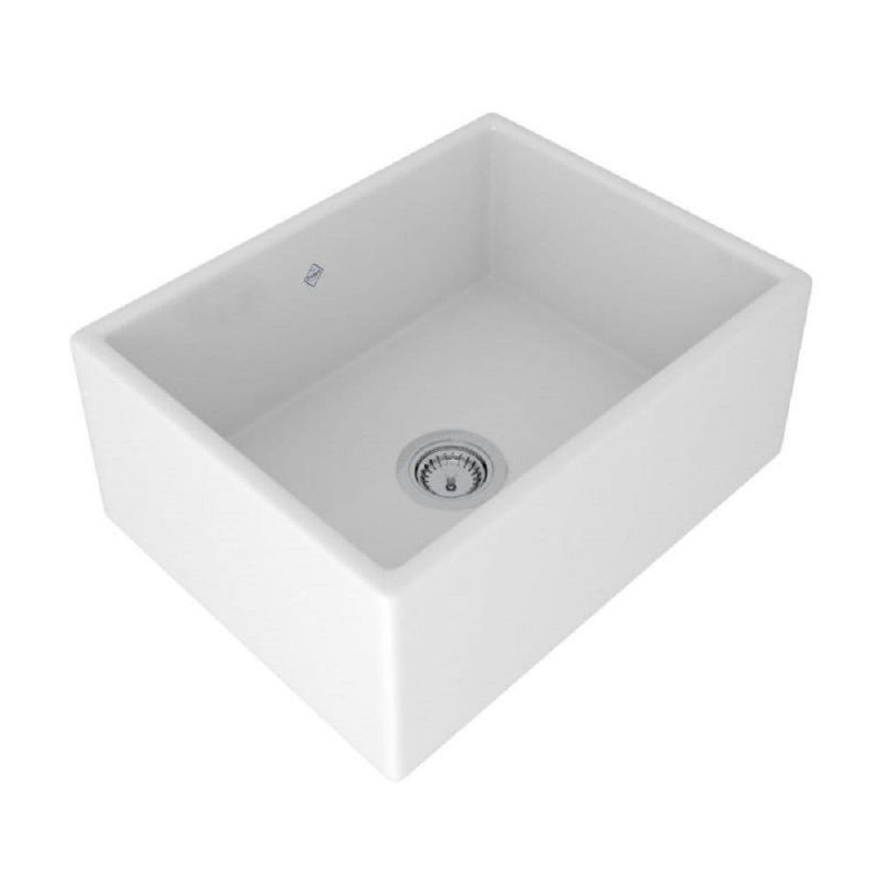 Shaws of Darwen Shaker Single 600mm Ceramic Sink White Shaws of Darwen Shaker Single 600mm Ceramic Sink White