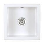 Shaws of Darwen Classic Square Ceramic Sink White