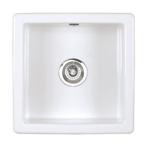 Shaws of Darwen Classic Square Ceramic Sink White