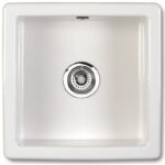 Shaws of Darwen Classic Square Ceramic Sink White