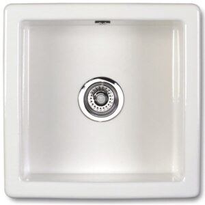 Shaws of Darwen Classic Square Ceramic Sink White