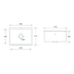 Shaws of Darwen Whitehall Ceramic Sink White