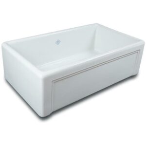Shaws of Darwen Entwistle Single Bowl Ceramic Sink White