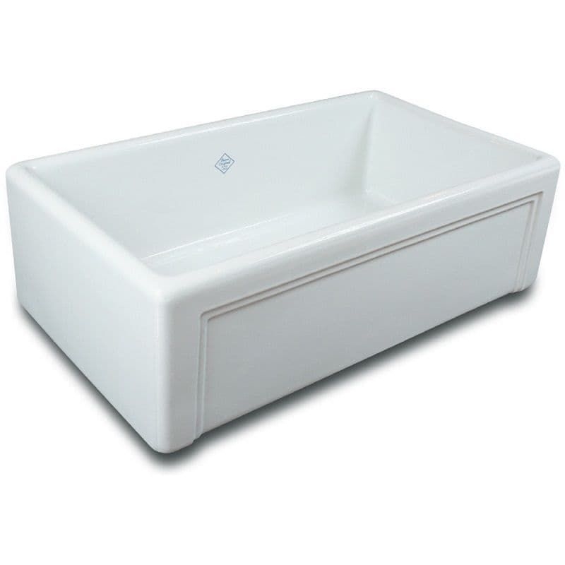 Shaws of Darwen Entwistle Single Bowl Ceramic Sink White Shaws of Darwen Entwistle Single Bowl Ceramic Sink White