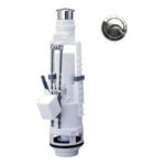 Siamp 32456010 Skipper 45 Dual Flush Valve & Chrome Push Button