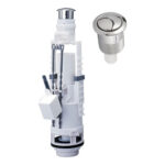 Siamp 32456010 Skipper 45 Dual Flush Valve & Chrome Push Button