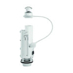 Siamp 32500210 Optima 50 Dual Flush Valve & Button with Cable, 1 1/2" & 2" Outlet