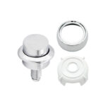 Siamp 34505107 Optima 50 Raised Single Flush Cable Push Button Chrome