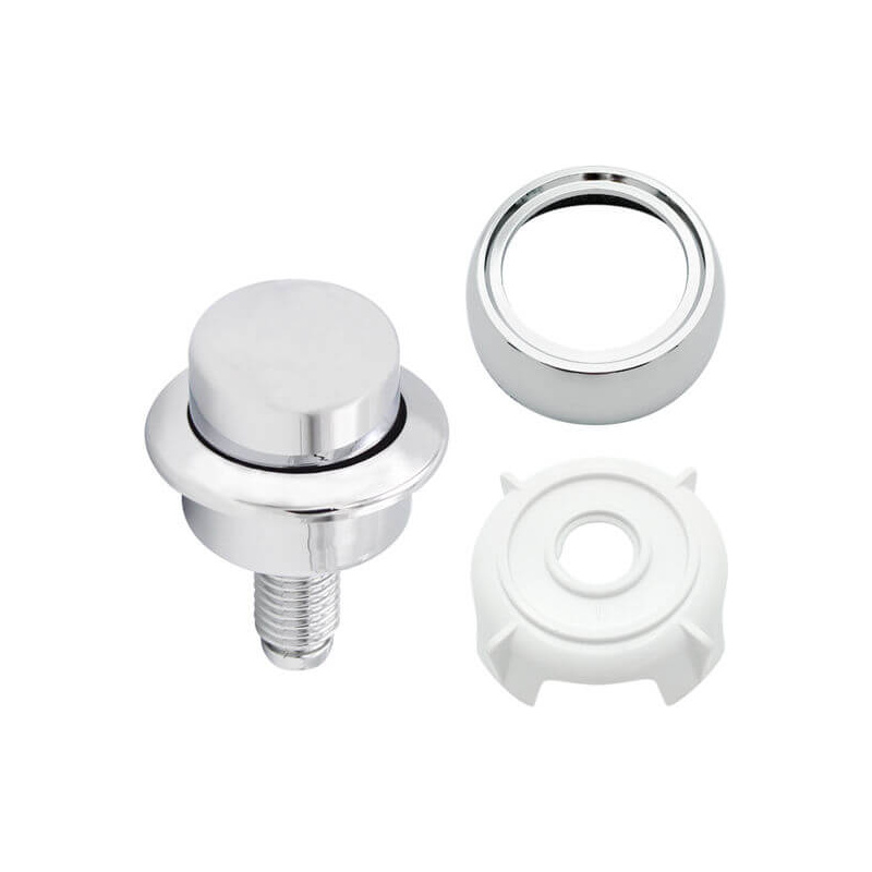Siamp 34505107 Optima 50 Raised Single Flush Cable Push Button Chrome