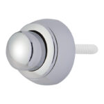 Siamp 34505407 Optima 49 Raised Single Flush Push Button Chrome