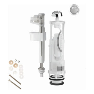 Siamp 37980107 Optima 49/99 Component Pack, Dual Flush & Bottom Inlet Valve