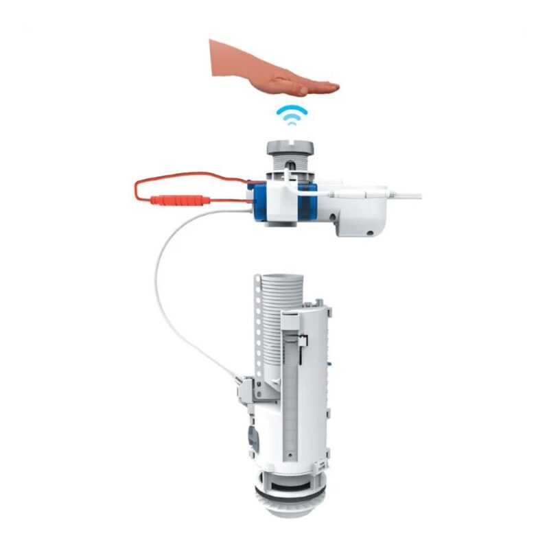Siamp Optima White Auto Infra-Red Sensor Flush Valve Pack Siamp Optima White Auto Infra-Red Sensor Flush Valve Pack