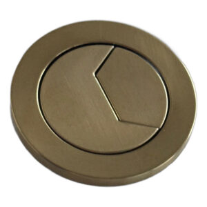 Siamp OPT50BG Optima 50 Intra Comfort Flush Button Brushed Gold Brass