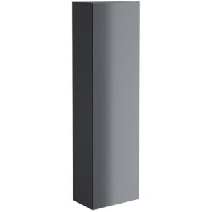 Synergy Berg 400mm Grey Pillar Wall Hung Cabinet