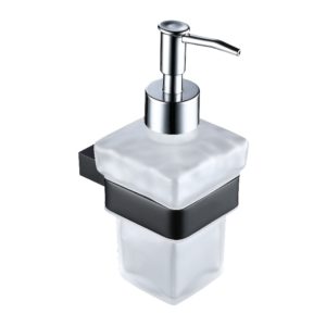 Synergy Stella Black Soap Dispenser & Holder