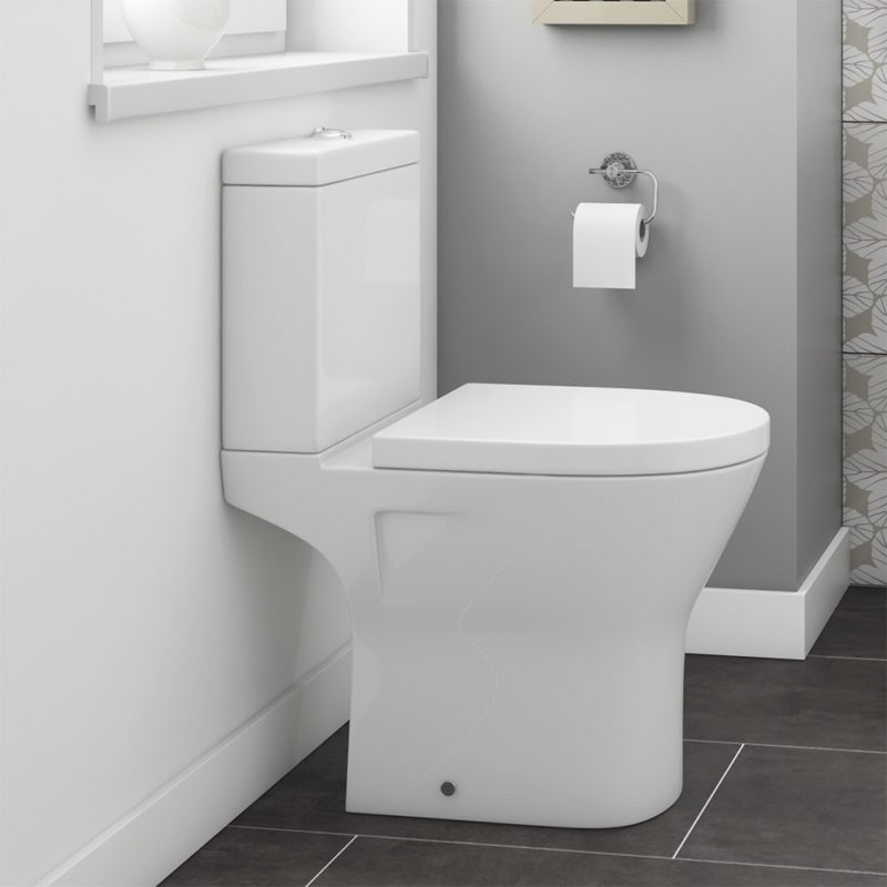 Synergy Marbella Mini Close Coupled Full Access Open Back WC Pan