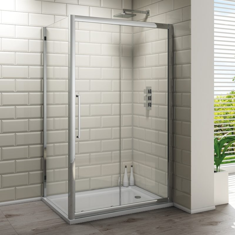 Synergy Vodas 8 Framed 1100mm Sliding Shower Door