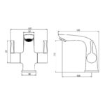 Tavistock Revive Basin Mixer with Click Waste