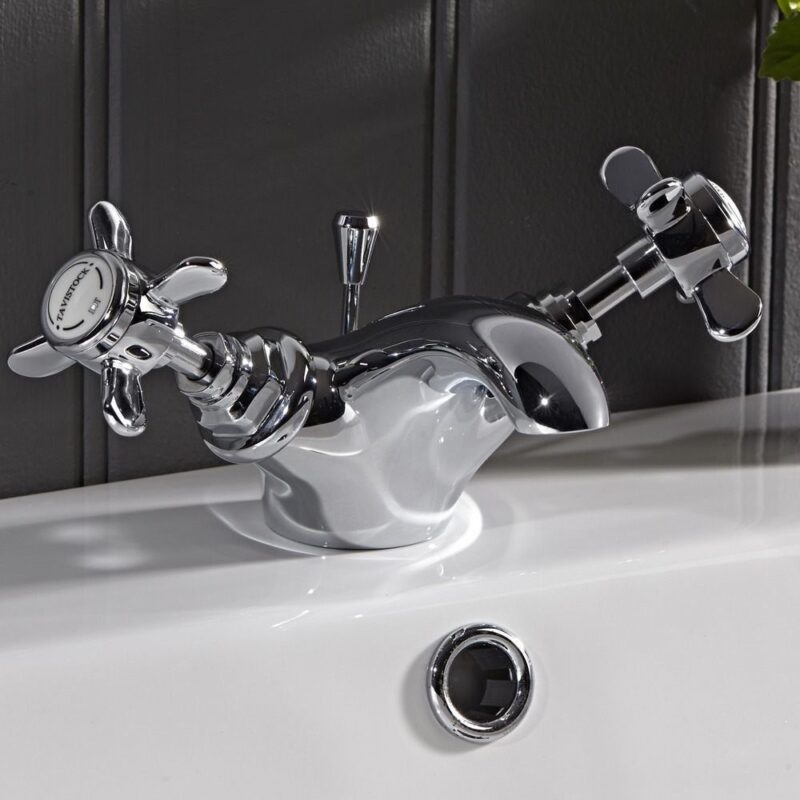 Tavistock Varsity Basin Mixer with Pop Up Waste