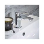 Tavistock Zero Basin Mixer Tap with Click Waste
