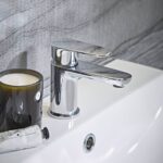 Tavistock Zero Mini Basin Mixer Tap with Click Waste