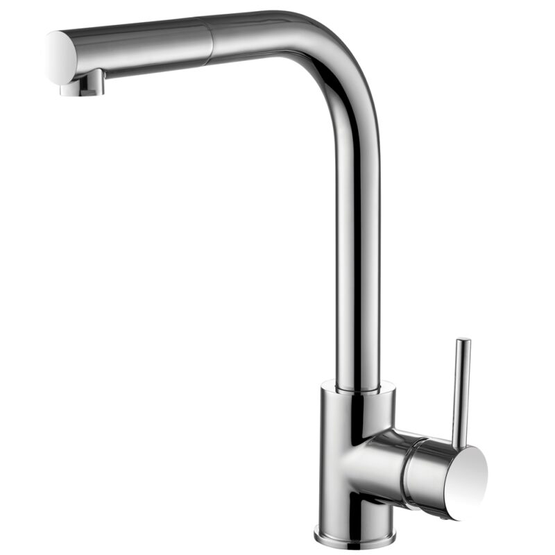 Trisen Era Pull Out Single Lever Kitchen Mixer Tap Brushed Nickel Trisen Era Pull Out Single Lever Kitchen Mixer Tap Brushed Nickel