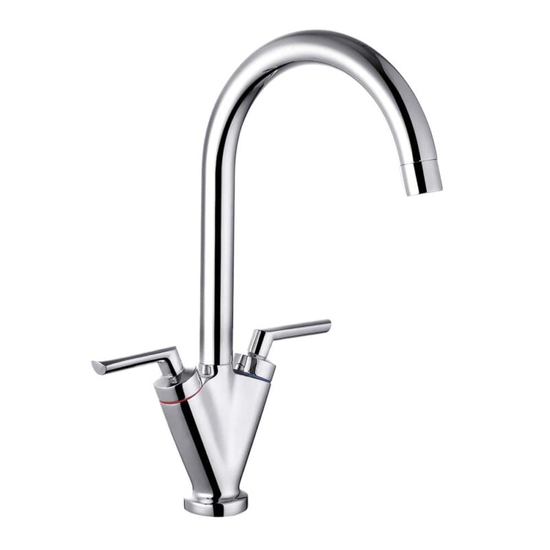 Trisen Starn Two Handle Kitchen Sink Mixer Tap Chrome Trisen Starn Two Handle Kitchen Sink Mixer Tap Chrome