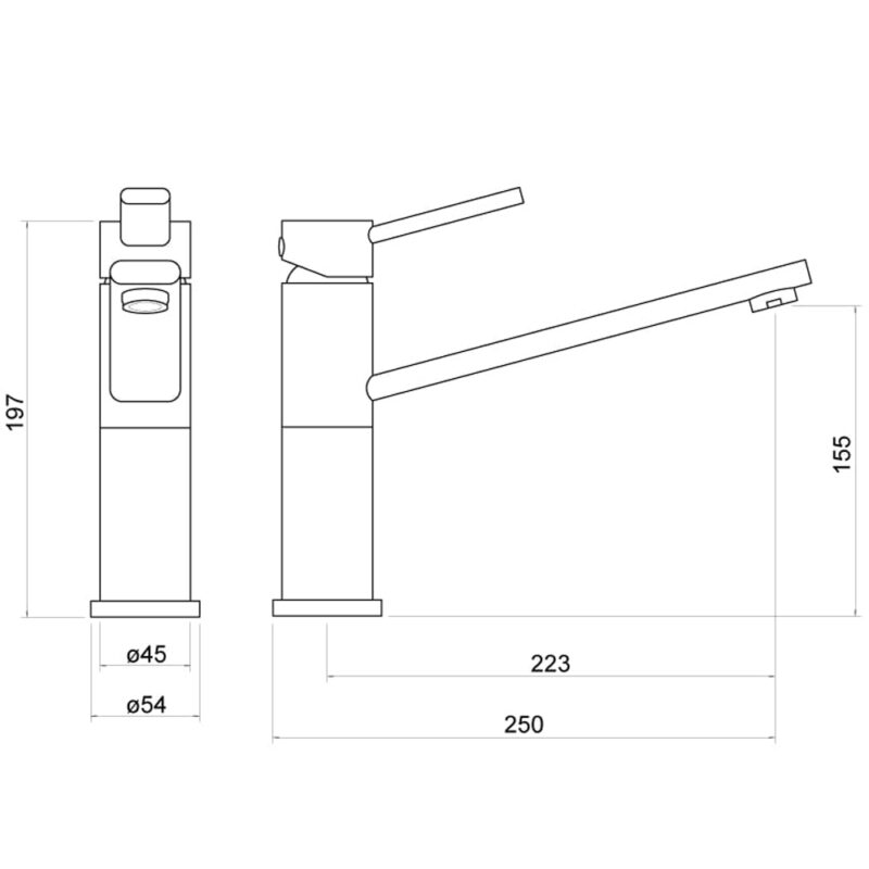 Trisen Soren Single Lever Kitchen Mixer Tap