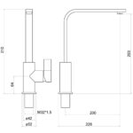 Trisen Flato Single Lever Kitchen Mixer Tap