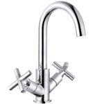 Trisen Prose Two Cross Handle Kitchen Mixer Tap