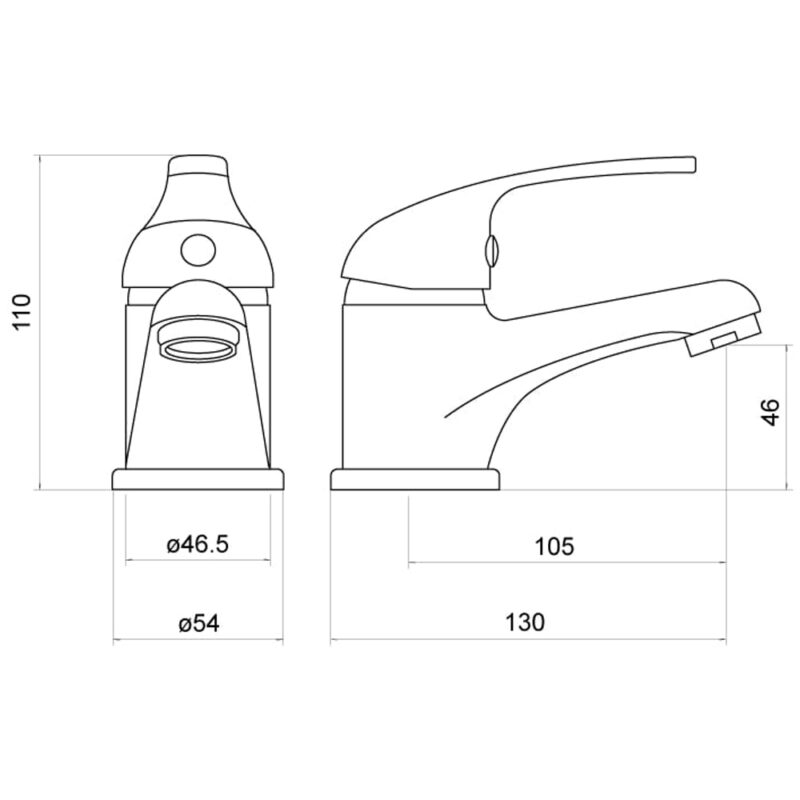 Trisen Ailsa Mono Basin Mixer Tap
