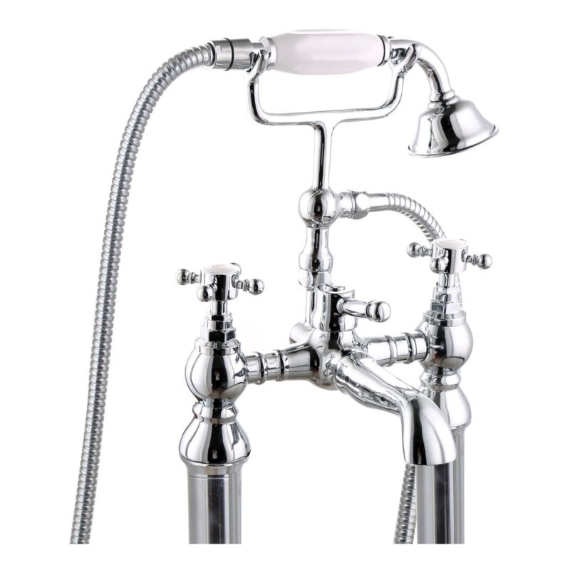 Trisen Formby Chrome Floor Mounted Bath Shower Mixer Trisen Formby Chrome Floor Mounted Bath Shower Mixer