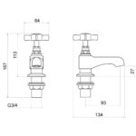 Trisen Wisley Bath Taps