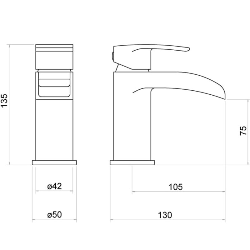 Trisen Merion Mono Basin Mixer Tap