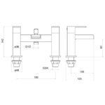Trisen Warley Bath Shower Mixer Tap & Kit