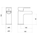 Trisen Ganton Mini Mono Basin Mixer Tap