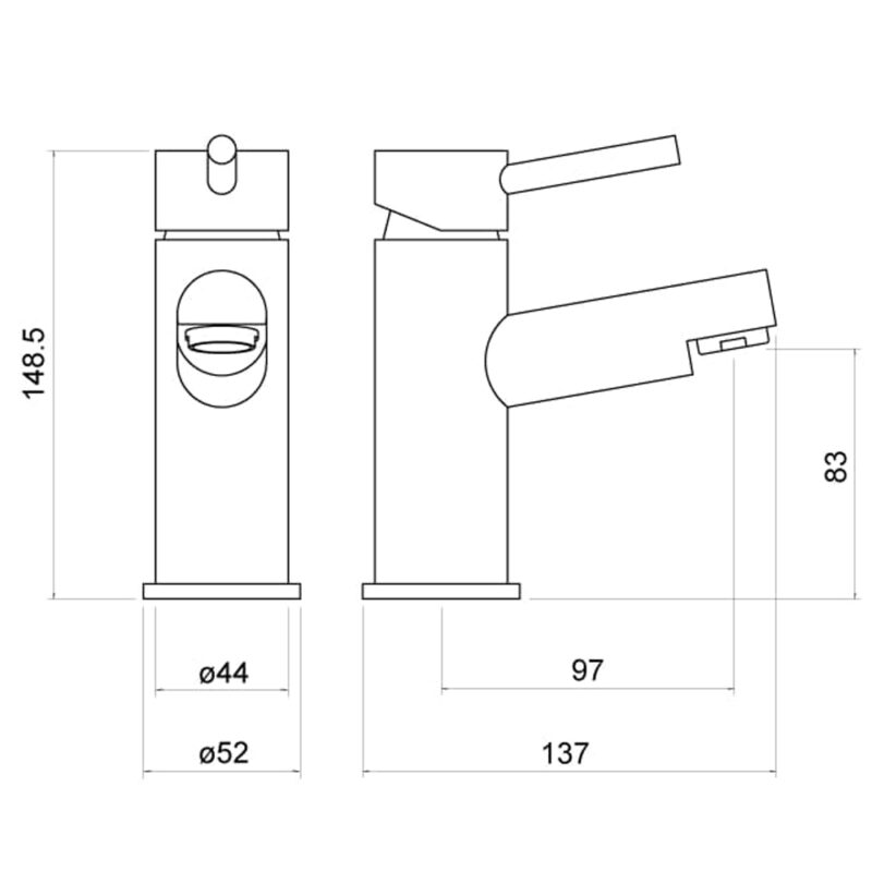 Trisen Grove Mono Basin Mixer Tap