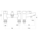 Trisen Grove Bath Shower Mixer Tap & Kit
