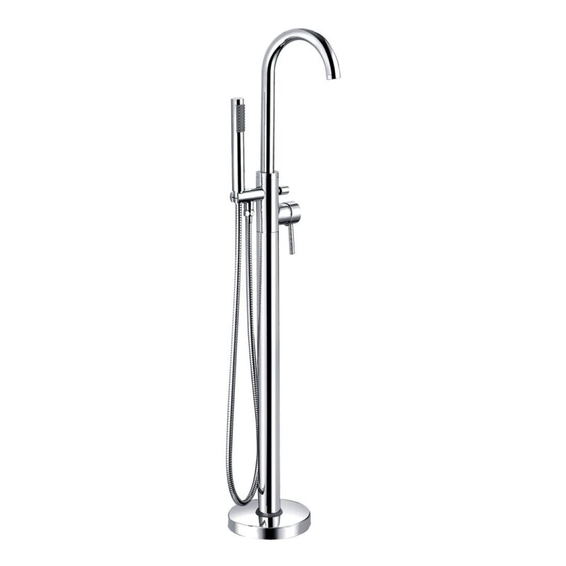 Trisen Grove Chrome Floor Mounted Bath Shower Mixer Trisen Grove Chrome Floor Mounted Bath Shower Mixer