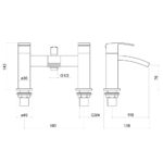 Trisen Knole Bath Shower Mixer Tap & Kit