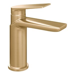 Trisen Roveri Brushed Brass Mono Basin Mixer