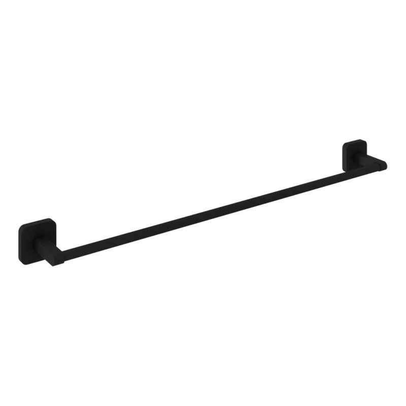 Trisen 600mm Matt Black Single Towel Bar Trisen 600mm Matt Black Single Towel Bar