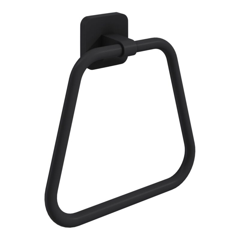 Trisen Matt Black Towel Ring Trisen Matt Black Towel Ring