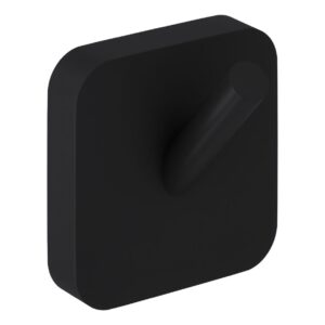Trisen Matt Black Single Robe Hook