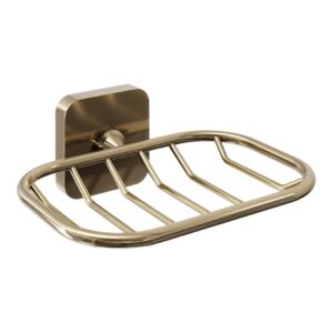 Trisen Brushed Brass Soap Basket